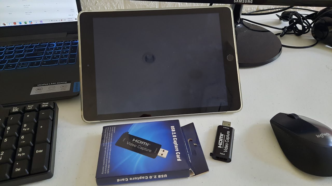 Affordable Game streaming Set-Up using 4K HDMI Capture Card to USB 2.0 iPad PC Game Streaming Set-Up