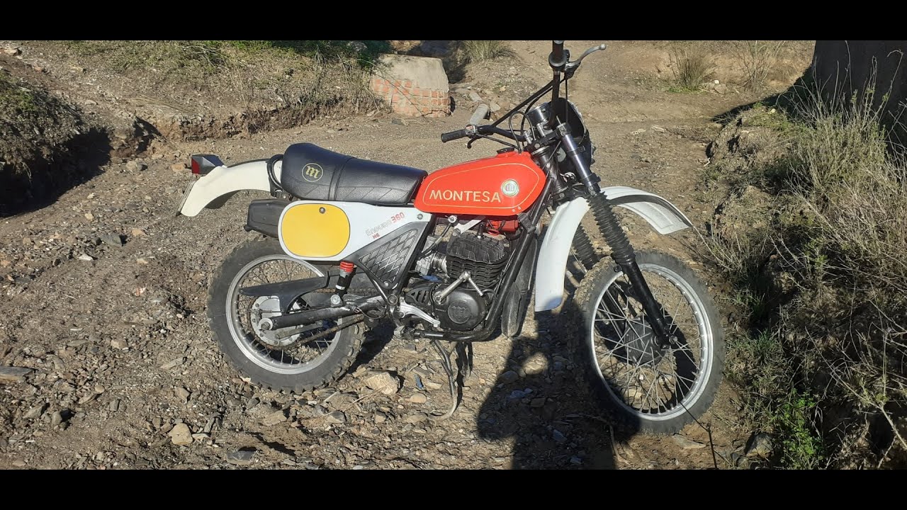 prueba dinamica montesa enduro H6 360 de 1979