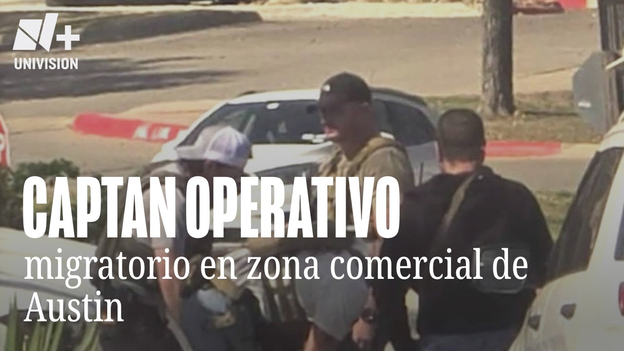 Captan operativo de agentes federales en plena zona comercial de Austin