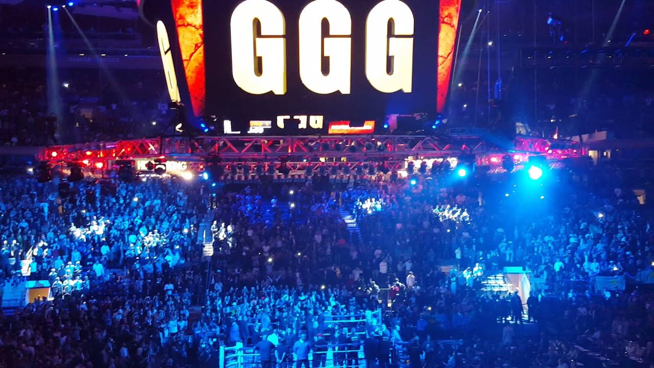 GGG entrance at Madison Square Garden 10/17/15