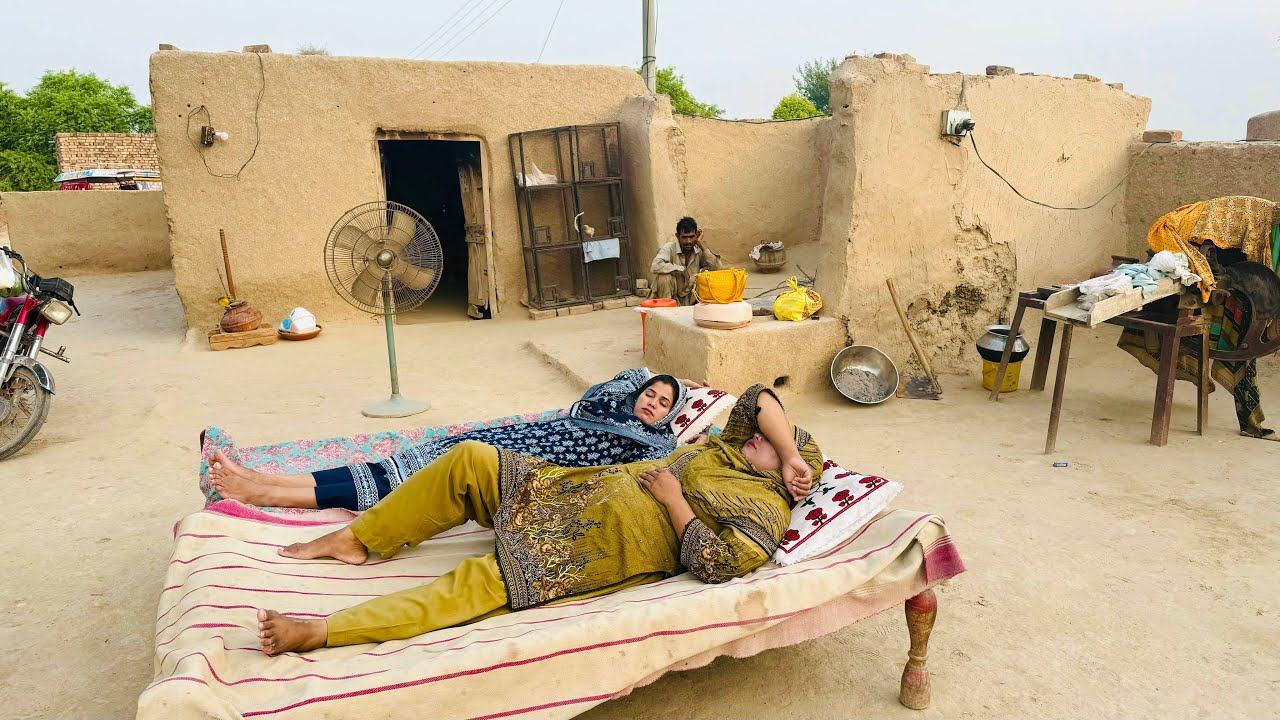 Desert Women Morning Routine In Summer Pakistan | Village Life Pakistan | Traditional Food 