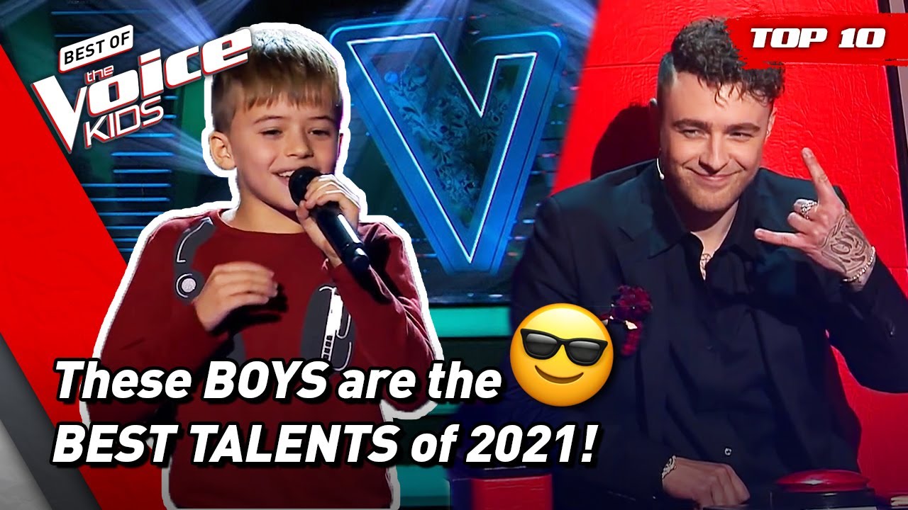 The BEST BOYS Blind Auditions of The Voice Kids 2021! 😎| Top 10