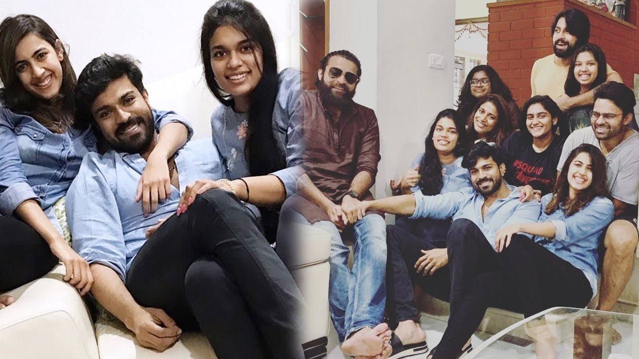 Ram Charan spends time with cousins | Ram Charan | Sai Dharam Tej | Varun Tej | Niharika Konidela