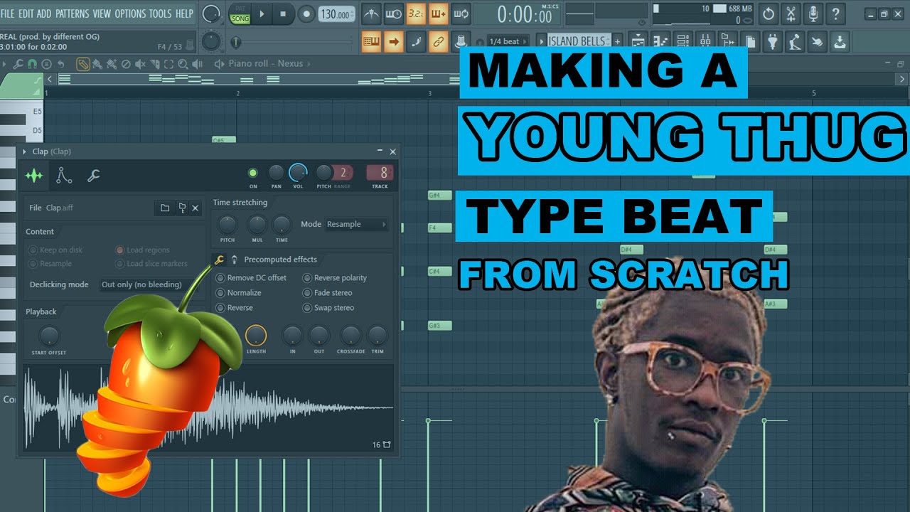MAKING A YOUNG THUG TYPE BEAT FROM SCRATH