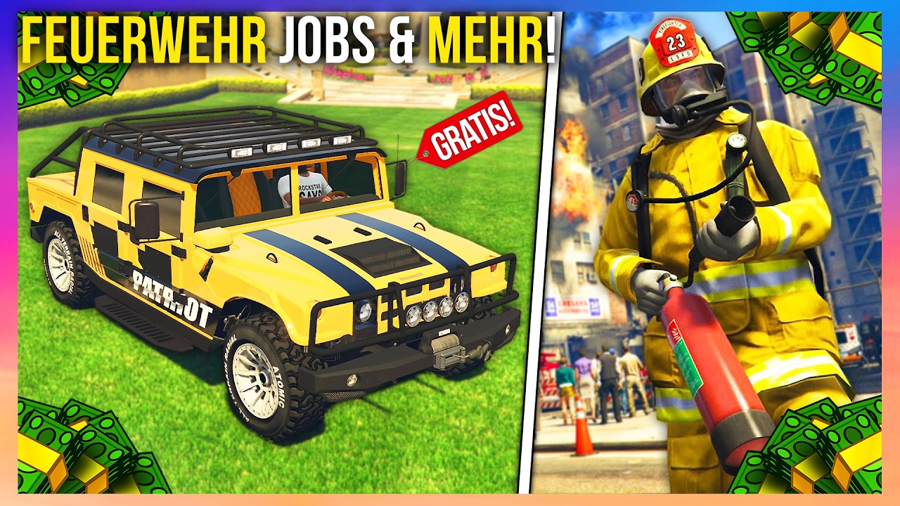 Neue Eventwoche in GTA 5! Neue Feuerwehr Jobs, 2x Kokain Business & mehr! | GTA Online News