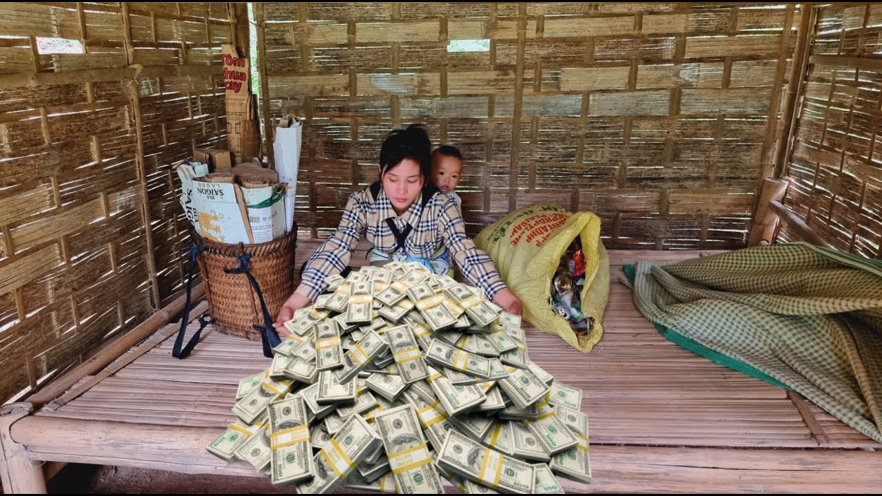 I was surprised to find a large sum of money in this abandoned house..
