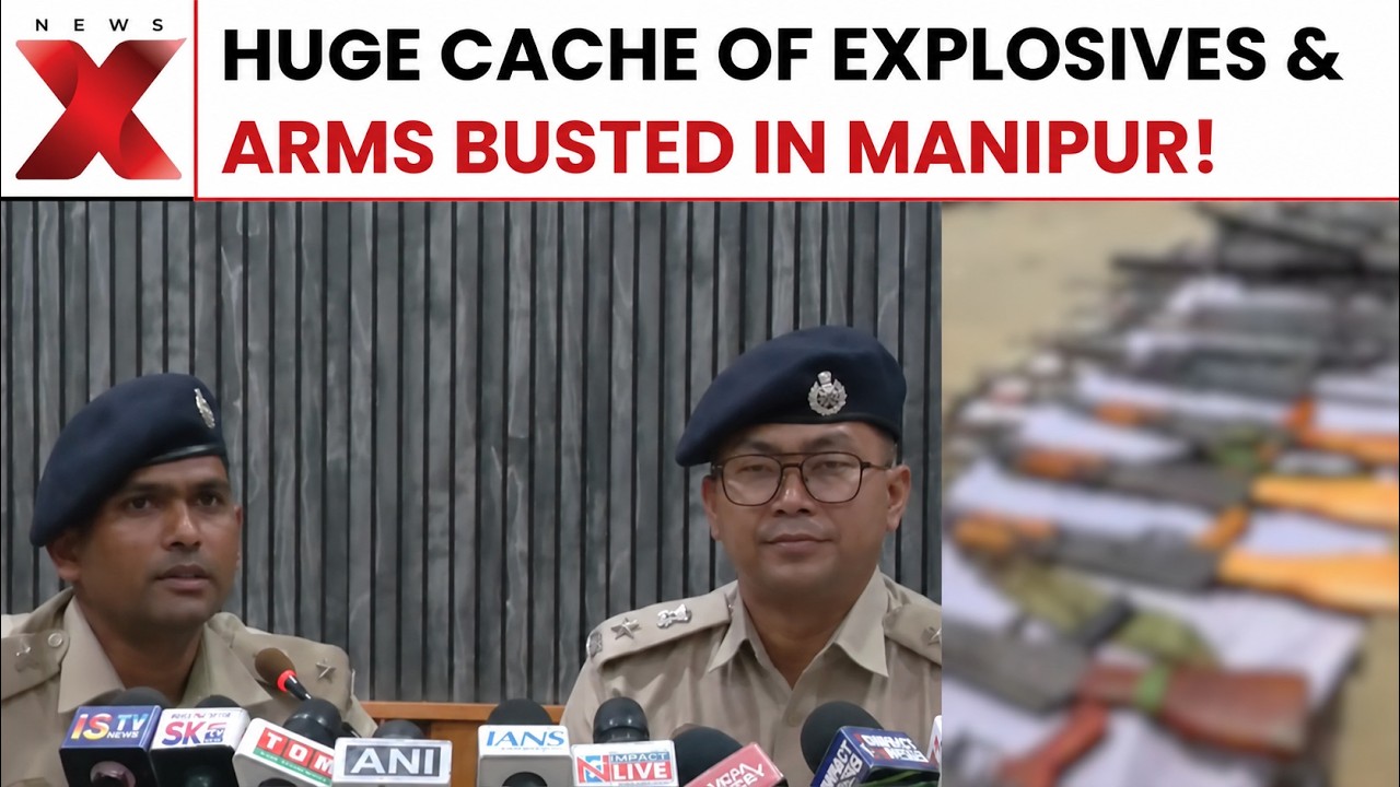 Security Forces Make Shocking Recovery Of Huge Explosives & Arms Cache In Manipur Joint Operation