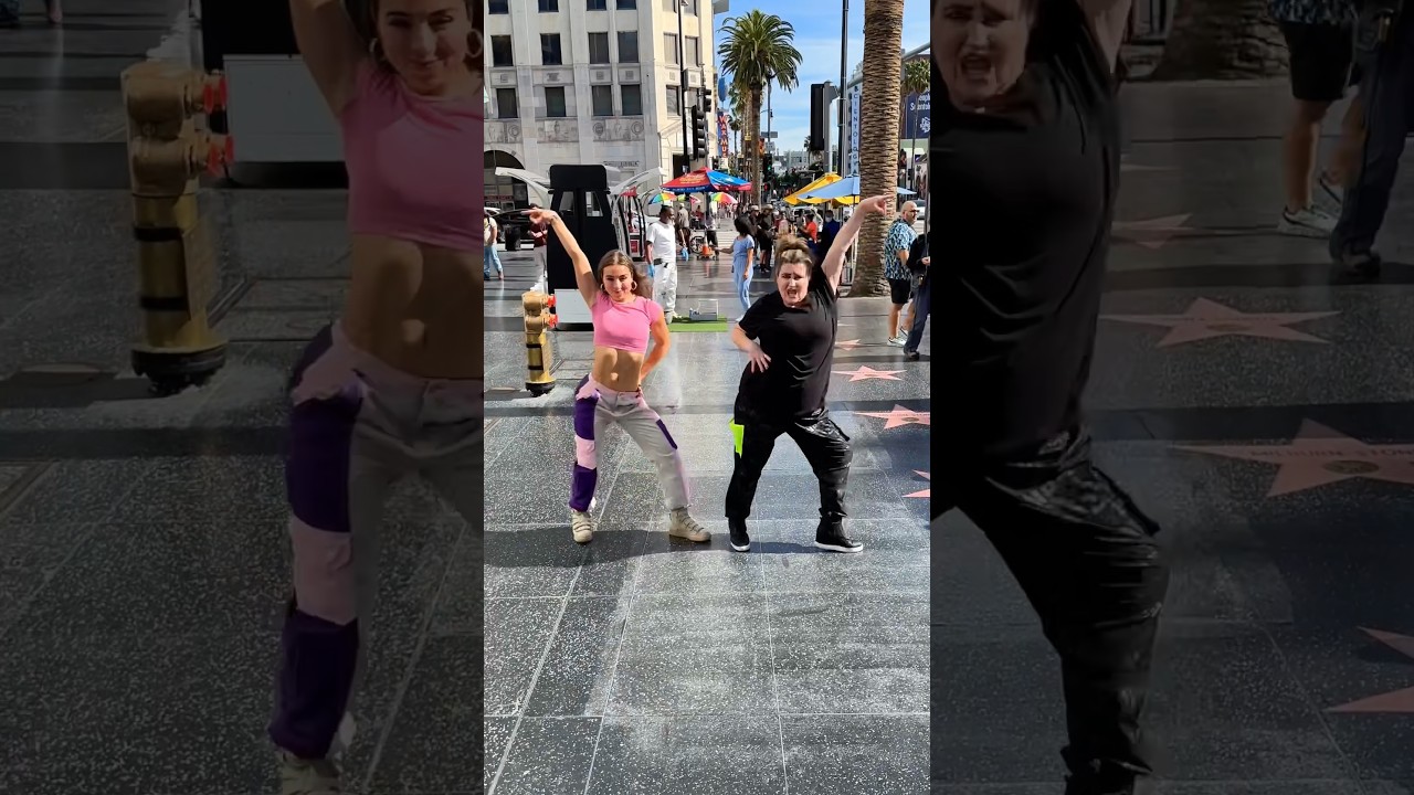When I danced with Kaycee Stroh from High School Musical on hollywood🔥