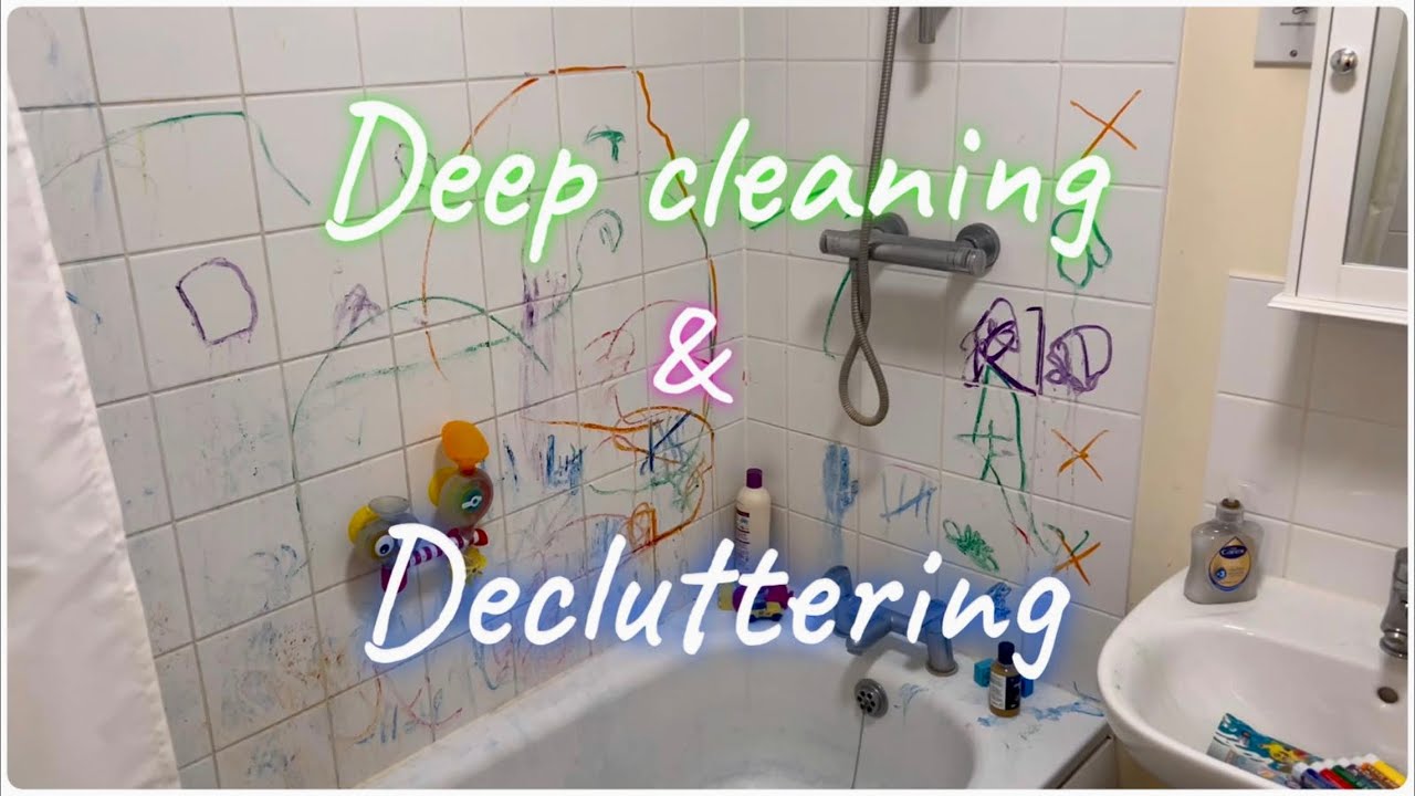 Body double with me - Bathroom Deep Clean and Declutter