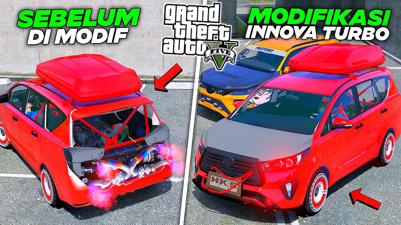 Aku Modifikasi Mobil INNOVA Diesel Turbo Langka Untuk Ikut Konvoi Ke Gunung- GTA 5 MOD