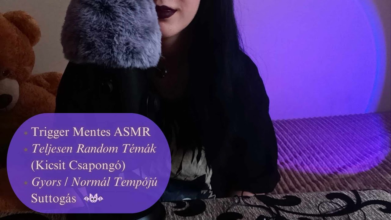 Magyar ASMR | Spontán Suttogás 💜 Random Témák 🤍 Semmi Trigger #asmr