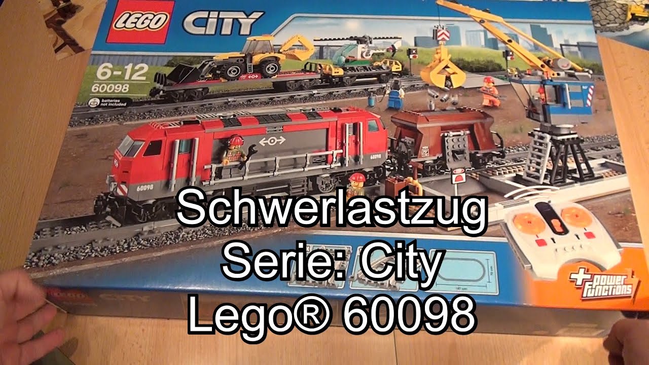 LEGO Schwerlastzug 60098 Review (City Heavy-Haul Train Test deutsch)