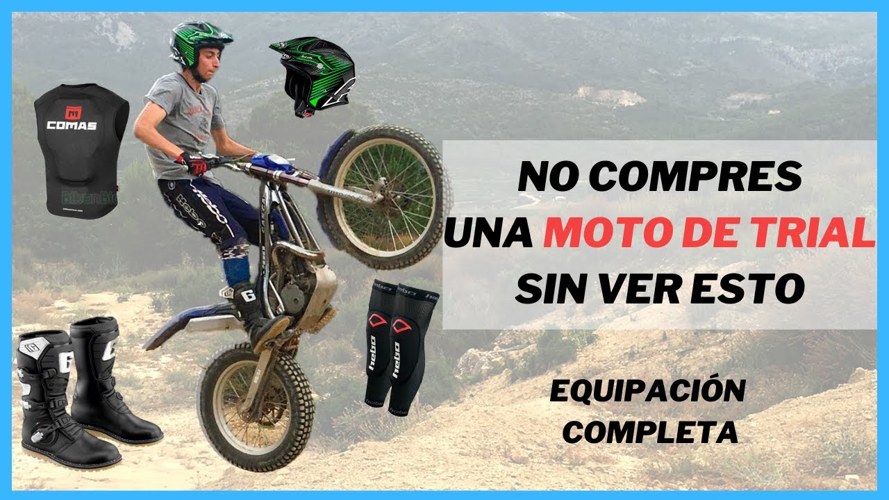 EQUIPACIÓN BÁSICA PARA TRIAL 👊✊ Todo lo que deberías saber para iniciarte en el trial