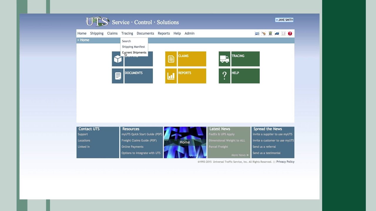 Online Supply Chain Management Tools from Universal Traffic Service