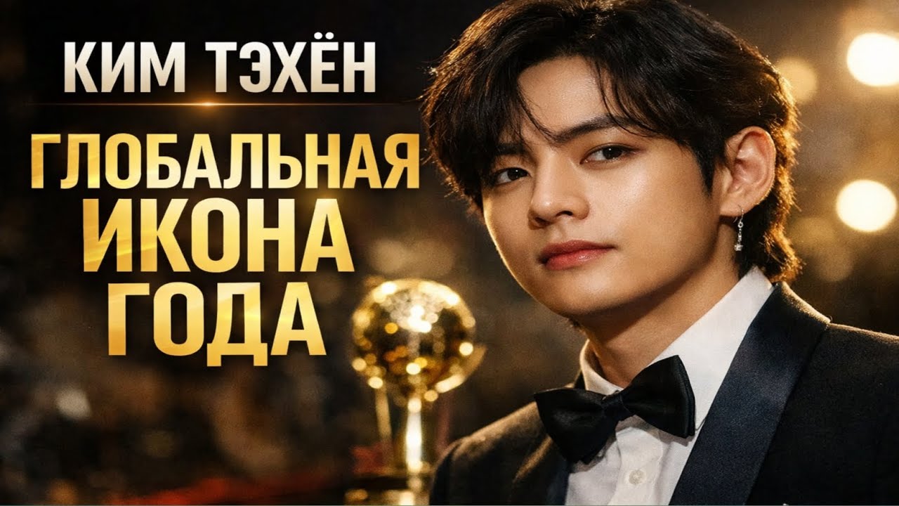 Ким Тэхён официально признан Глобальной Иконой Года — фанаты по всему миру в восторге