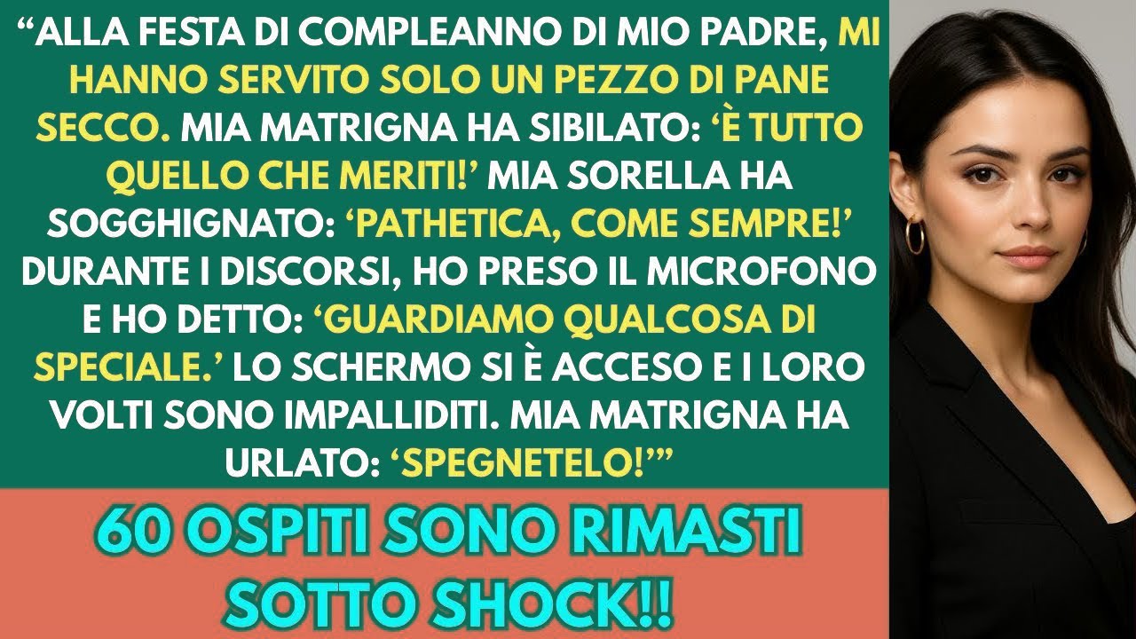 Alla Festa di Famiglia Mi Hanno Servito Solo Pane Secco… Poi Ho Mostrato un Video Shock!