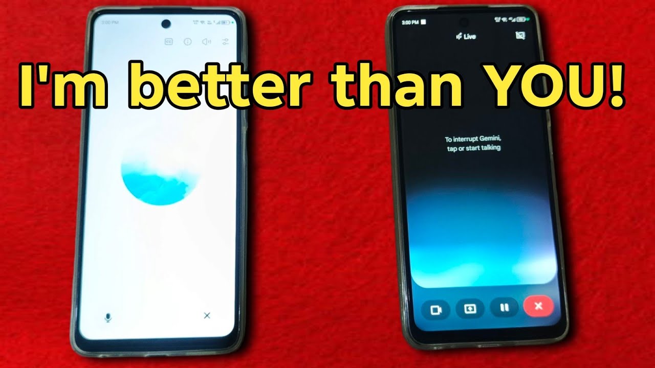 Gemini vs Chatgpt Competing Each Other! (Advance voice model)