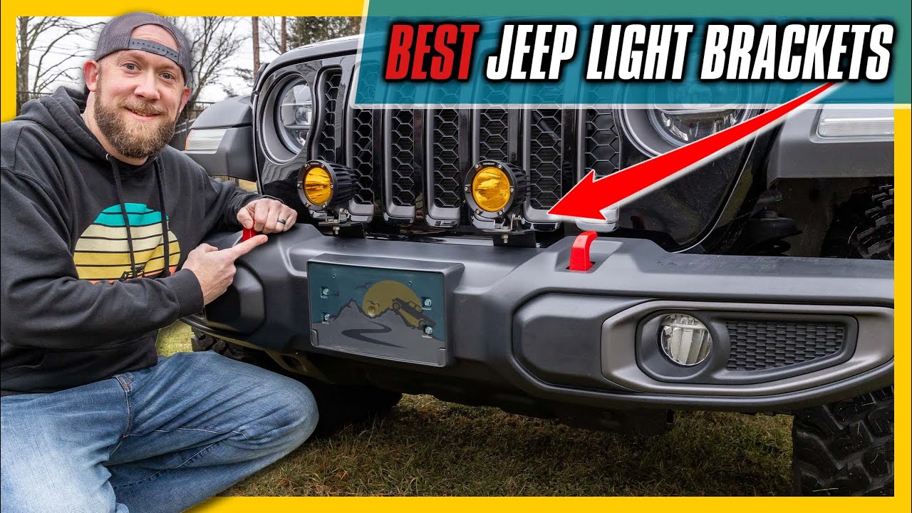 Quadratec LED Light Bracket Install for Jeep Wrangler JL and Jeep Gladiator JT