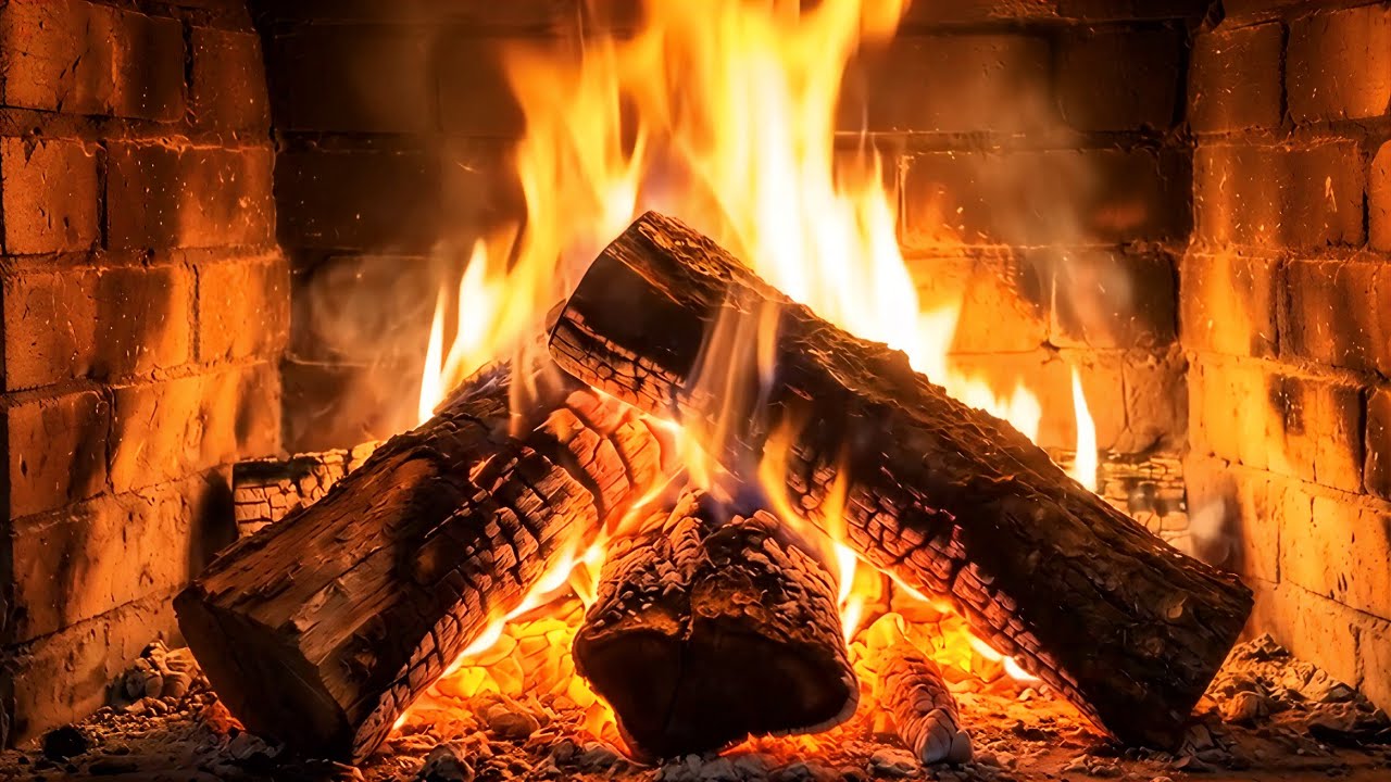 Crackling Fireplace | 9 Hours of Pure Fireplace Sounds [Sleep · Relax · Cozy Night]
