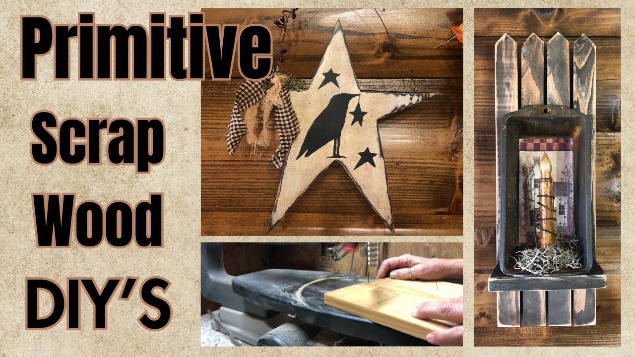 Easy Primitive Wood Diy's / Power Up Those Tools