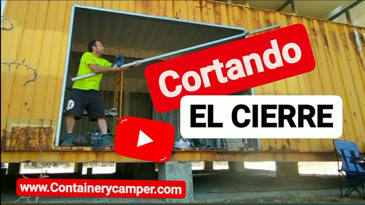 🔴CORTAMOS EL CIERRE  ✔️  🔴CAP 21. casa contenedor paso a paso.✔️ De las ventanas pasamos al balcón