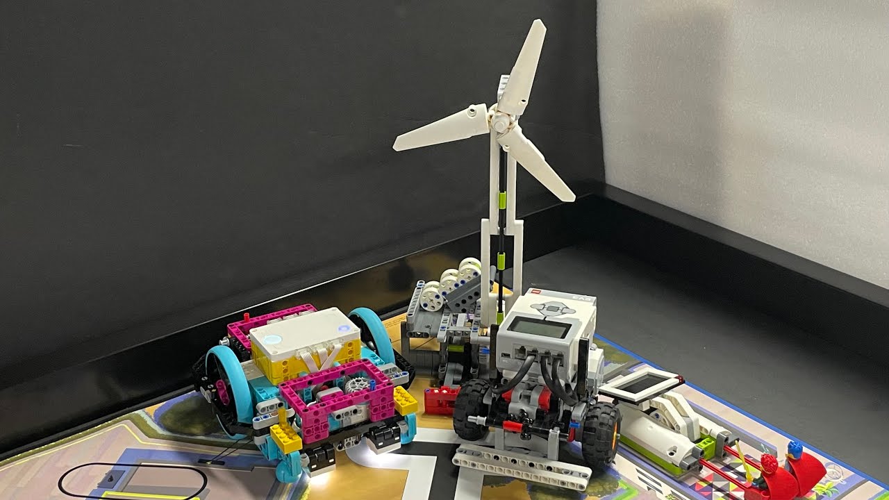 2022-2023 FLL SUPERPOWERED M07 Wind Turbine solutions with Spike Prime and EV3
