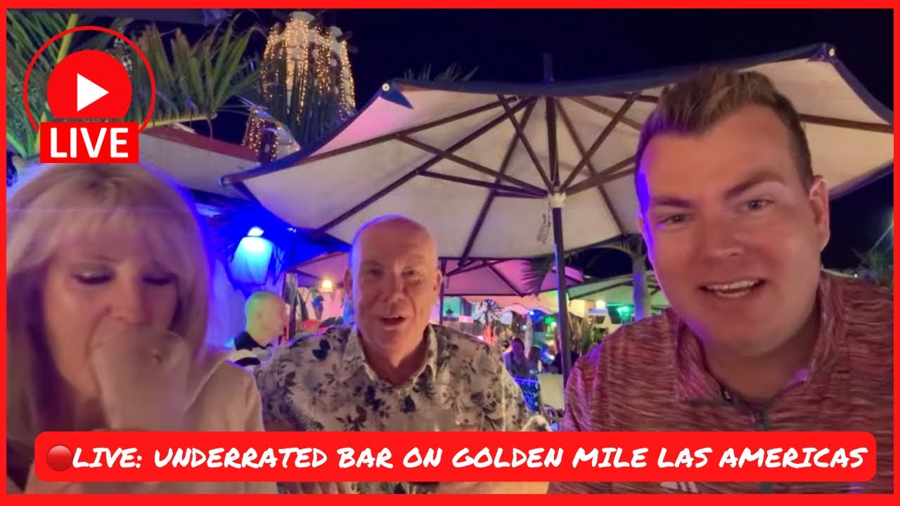 🔴LIVE: Golden Mile Las Americas UNDERRATED BAR! MARCH 2025 TENERIFE  ✨