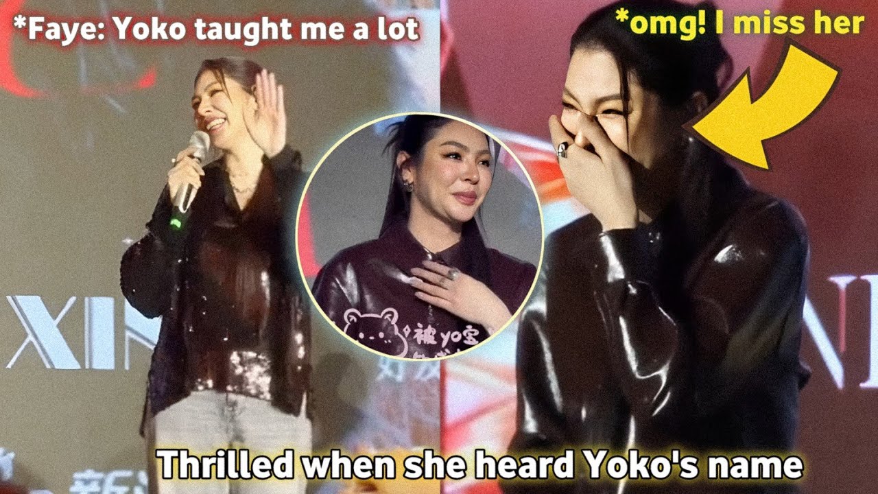 Faye Can't Contain Her Excitement When Yoko's Name is Mentioned at Her China Birthday Party!