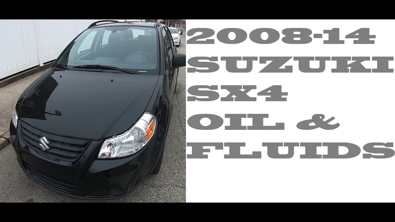 How to Check OIL/Fluids in SUZUKI SX4 2008-2014