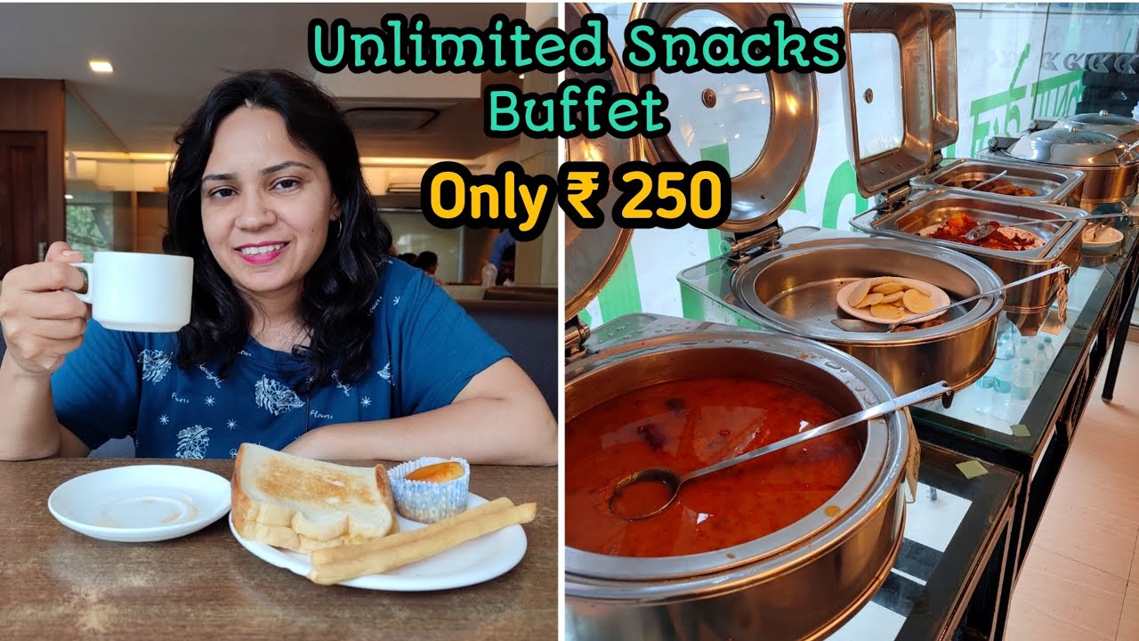 Unlimited Veg Buffet In Mumbai Rs 250|Chaat,Pakora,Chinese,SouthIndian Snacks#unlimitedfood #buffet