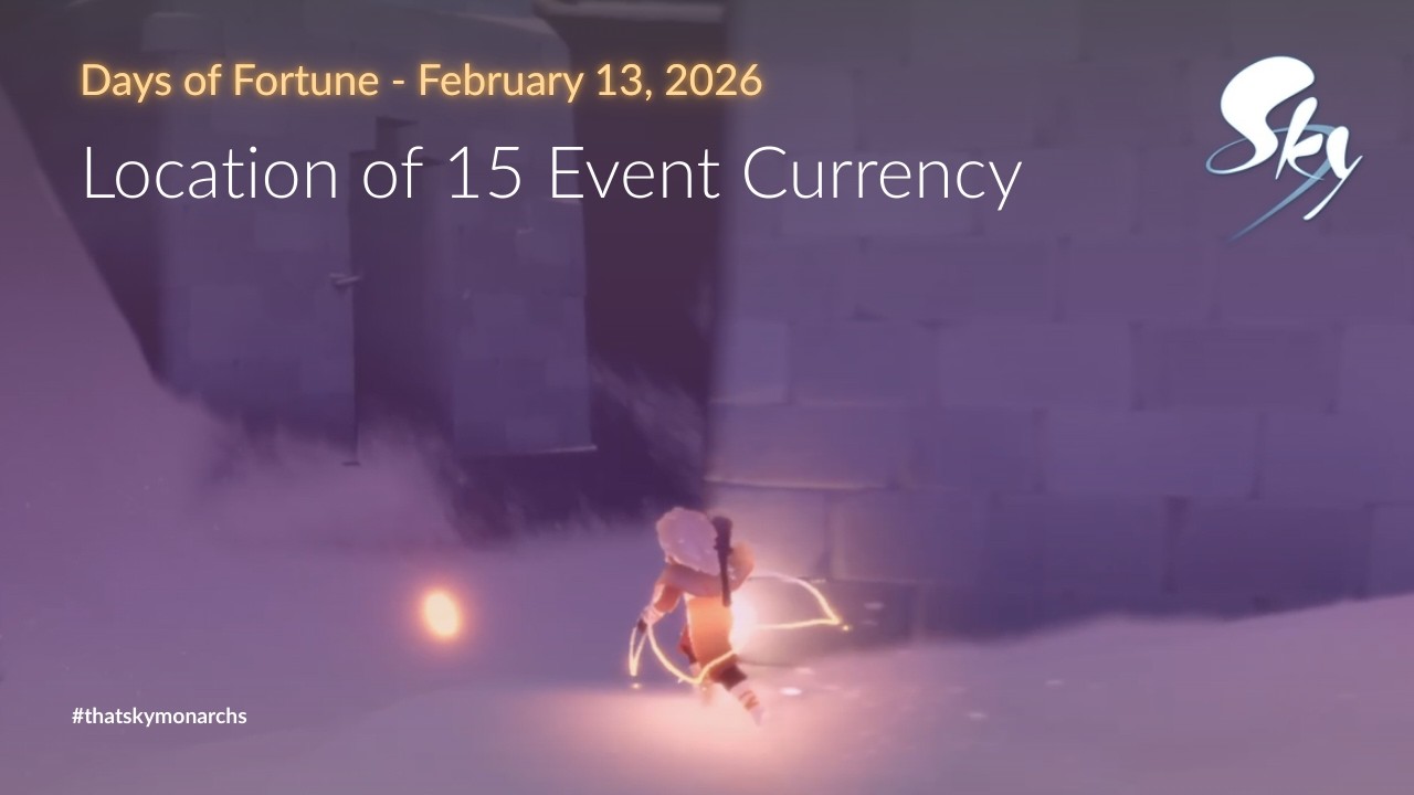 Location of Event Currency | Days of Fortune 🧧 | Village of Dreams | Sky: Children of the Light