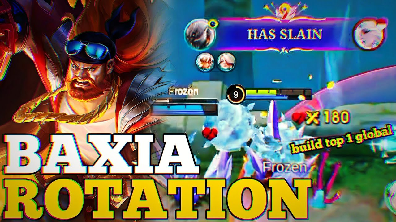 ENEMY TEAM SURRENDERED TO MY BAXIA | BAXIA GAMEPLAY MOBILE LEGENDS