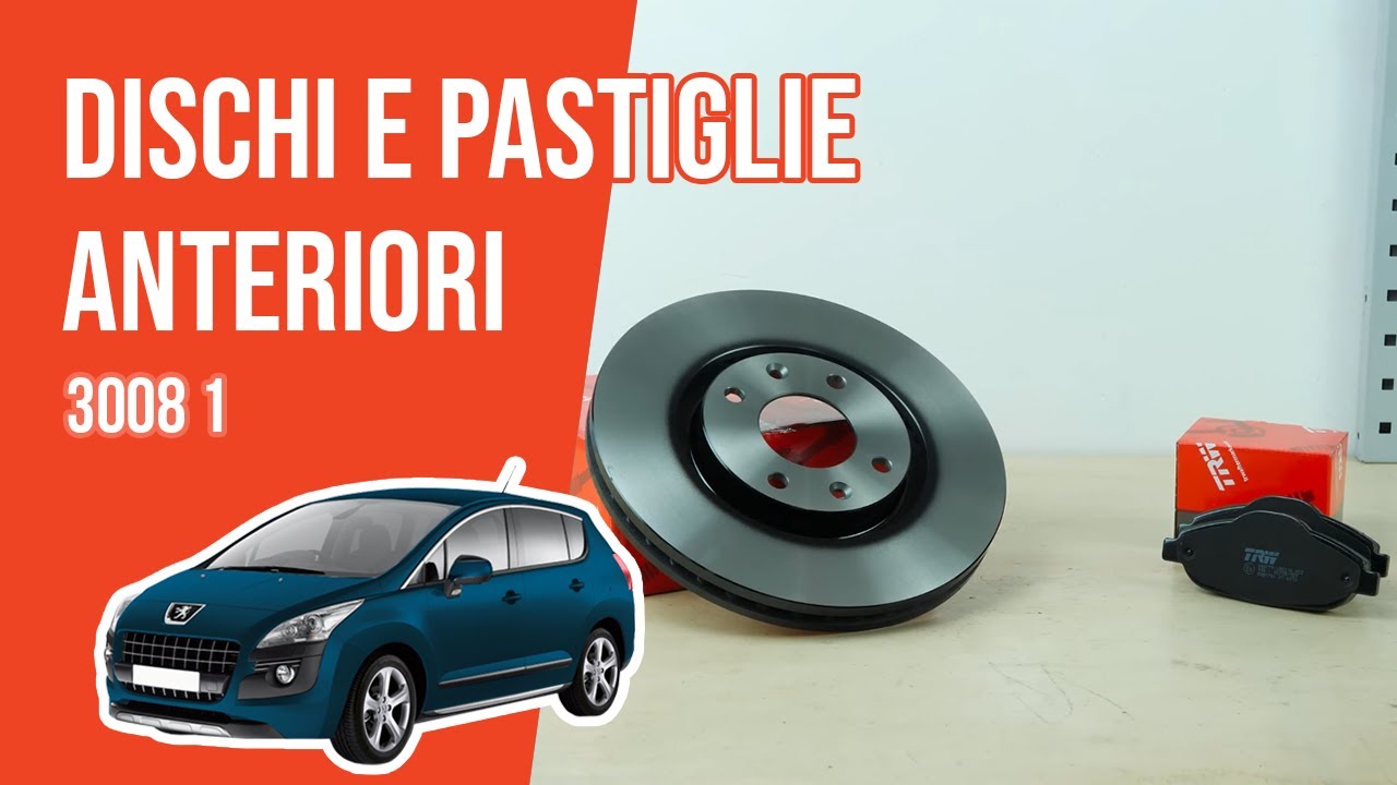 Cambio dischi e pastiglie anteriori Peugeo 3008 1 🚗