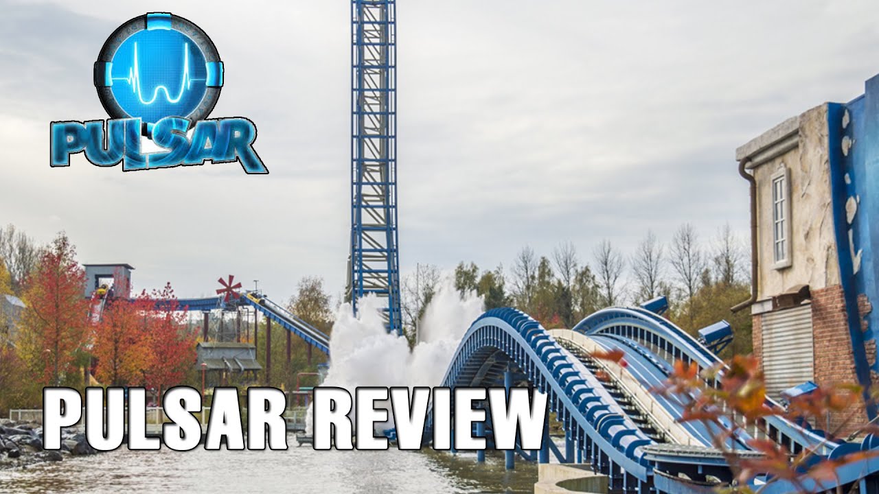 PULSAR Review - La ÚNICA montaña rusa de AGUA de Europa con LANZAMIENTO LSM (Walibi Belgium)