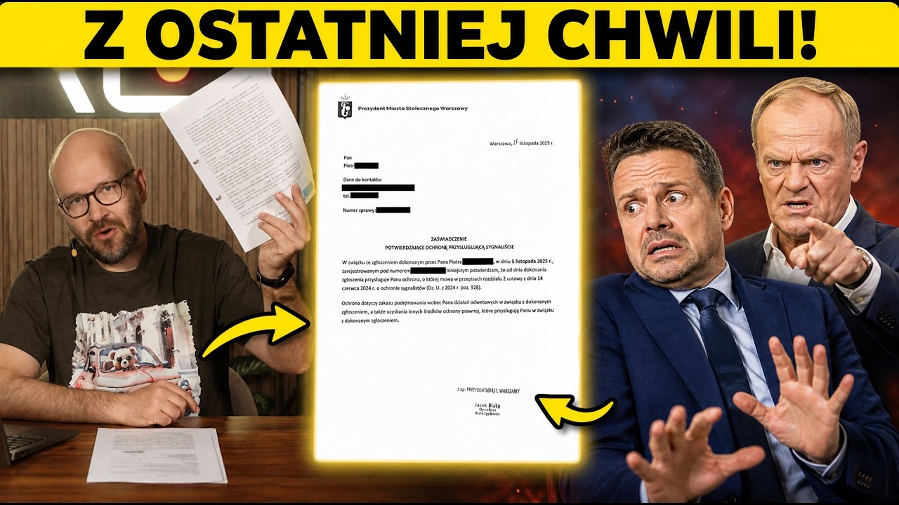 To KONIEC? Wyciekły Dokumenty Z Urzędu Trzaskowskiego! Koalicja W PANICE [ Kanał Zero, Słowik ]