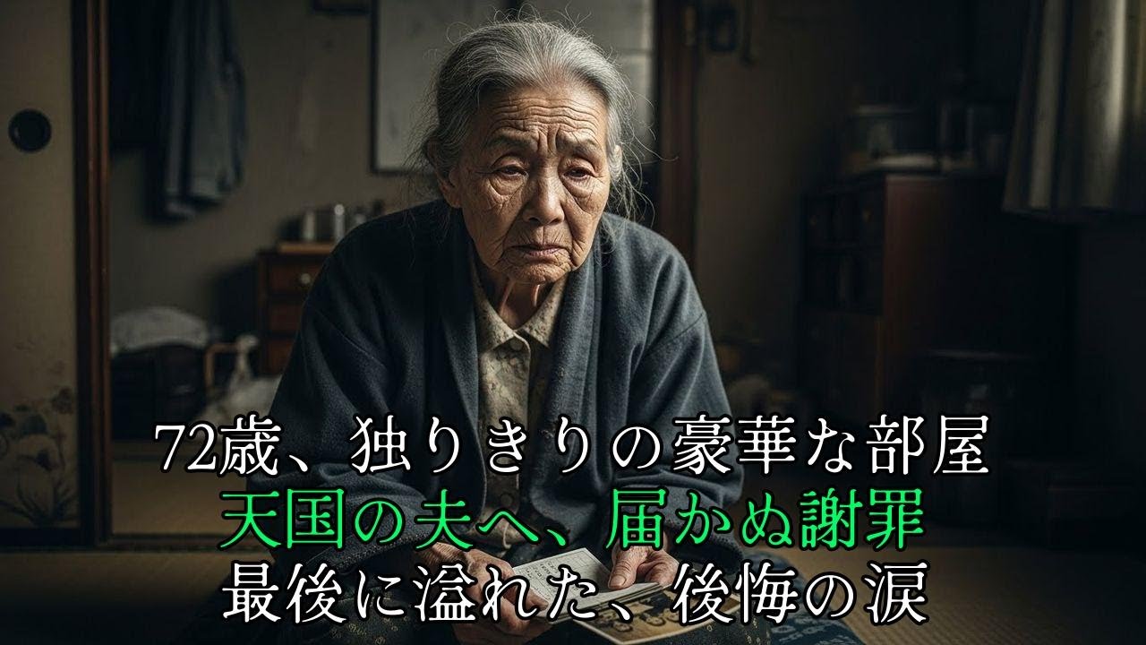 【実話】「お金さえあれば幸せだと思ってた…」年金と遺産に縋った72歳女性。孤独な部屋で最後に溢れた、あまりに切ない後悔の涙