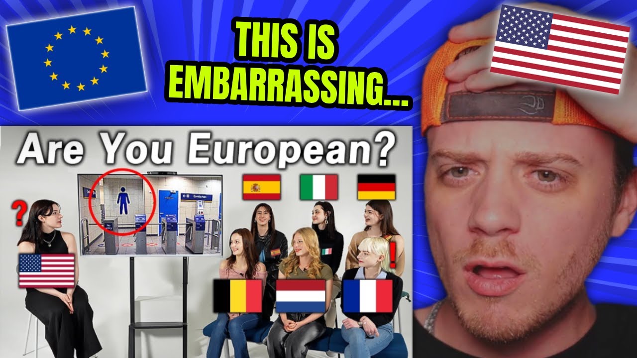 American was Shocked by The Things That Only European Knows (Reaction)
