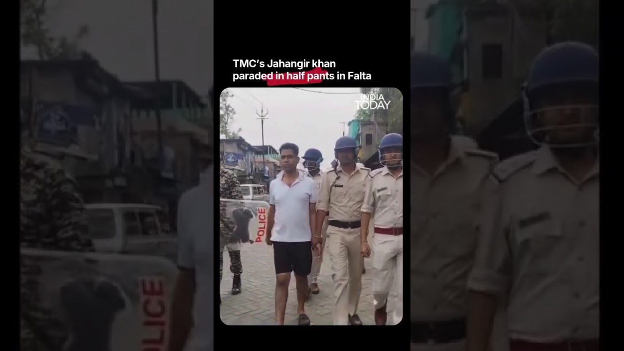 Falta TMC Candidate Jahangir Khan Taken to Site Amid Police Investigation #tmc #jahangirkhan