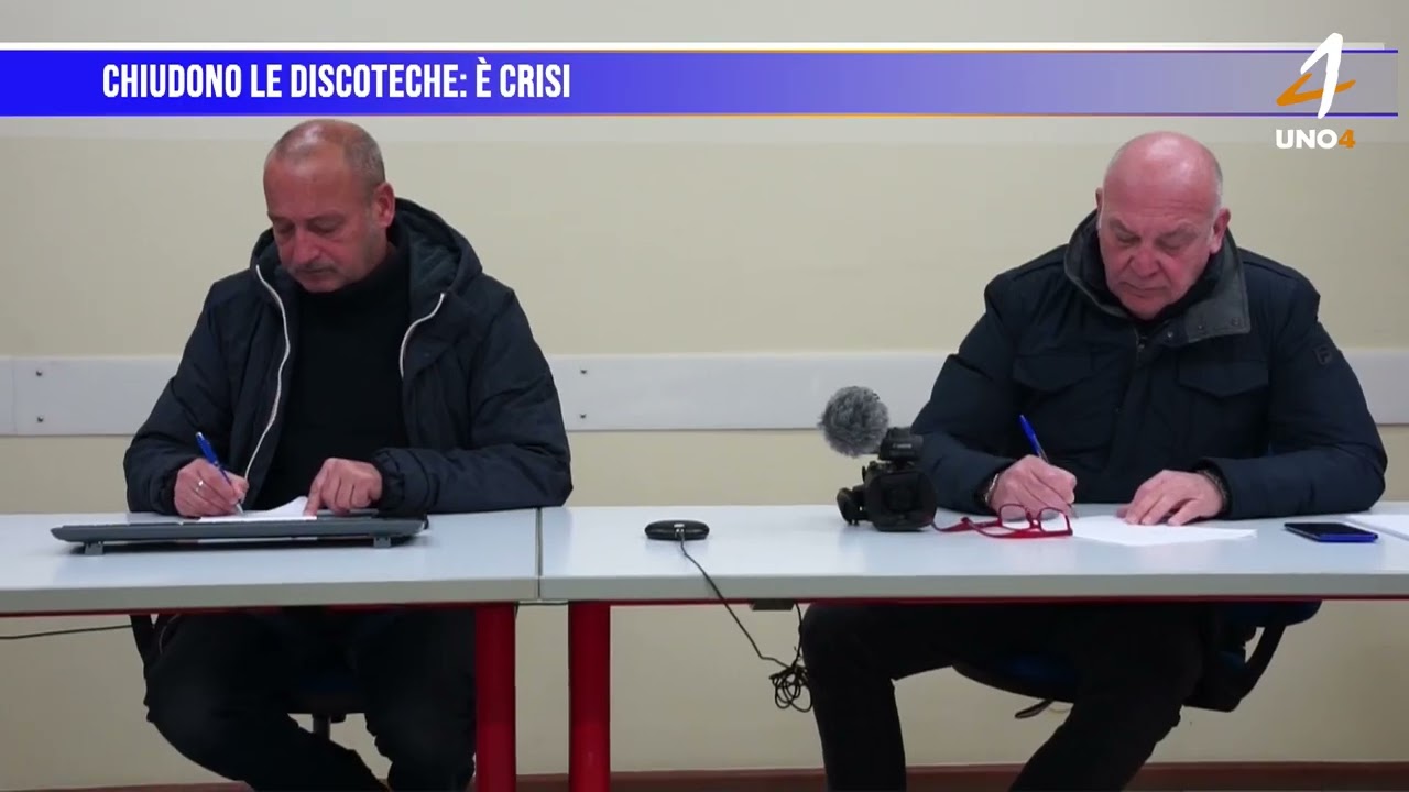 Chiudono le discoteche: è crisi