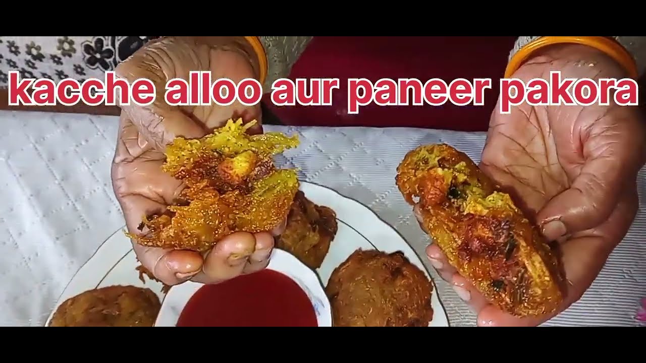 Classic Aloo Paneer Pakora@ushaaunty ki rasoi