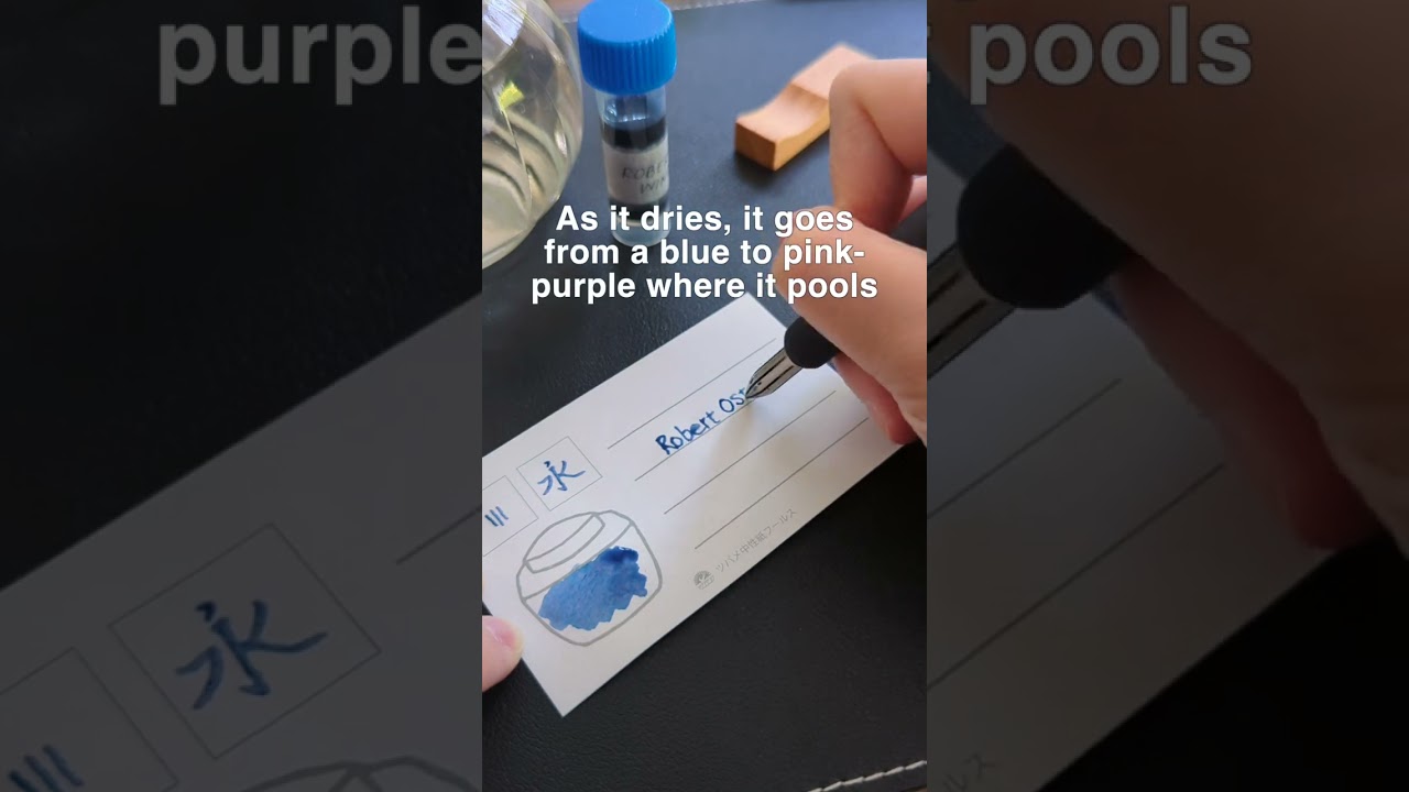 Ink Swatching: Robert Oster Wind Fountain Pen Ink