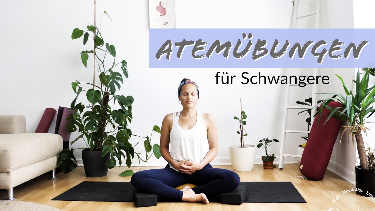 Atemübungen für Schwangere I Pranayama I Yoga für Schwangere I 11 Minuten