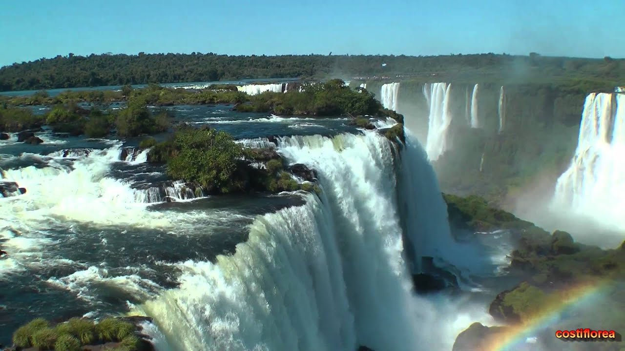 Brazil - Iguassu Falls,Brazilian side 3 - South America Part 15 - Travel Video HD
