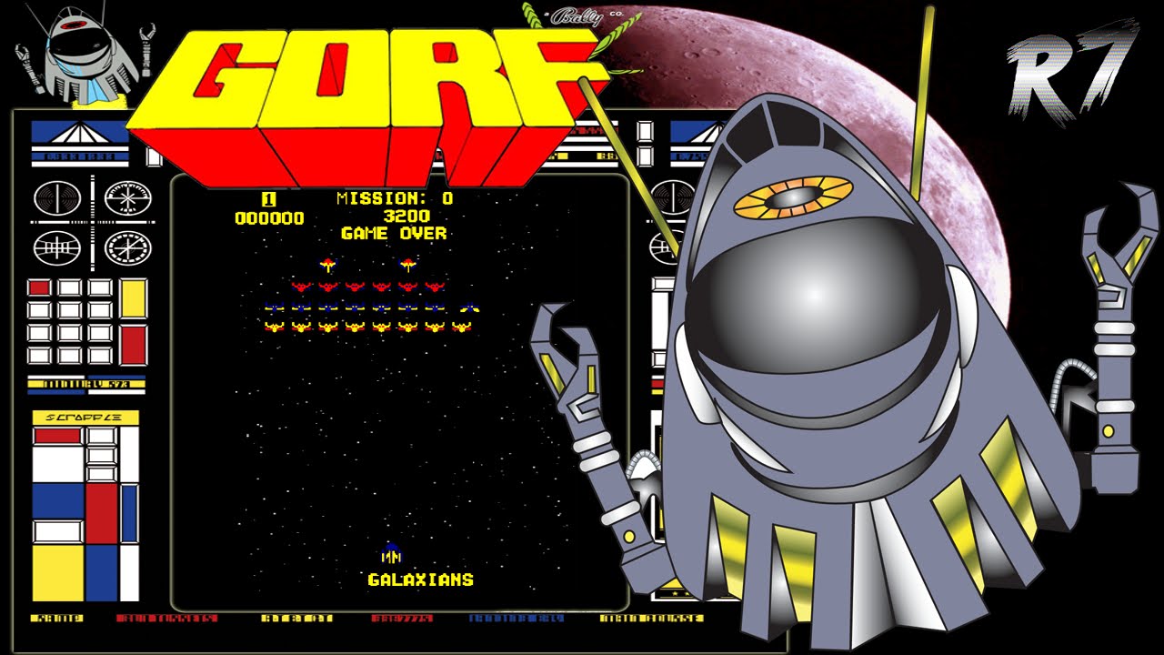 Gorf | 1981 | Arcade | Gameplay | HD 720p 60FPS