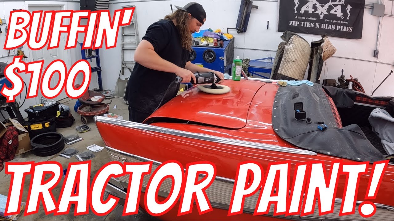 TRACTOR PAINT Gets Wet Sanded And Buffed - Amateur Paint Job To Expert Finish