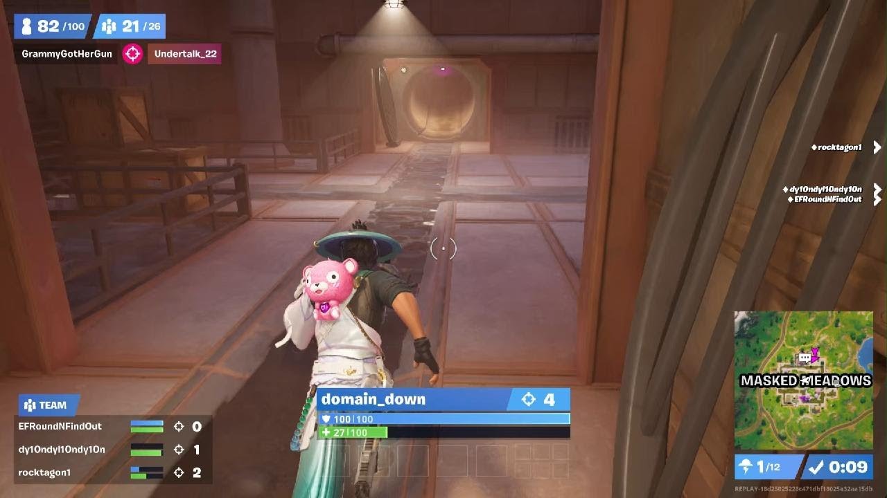 squad run Thanos snapped the map 63 elims combined