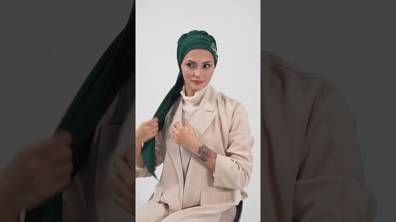 How to wear Instant Turban Lightweight Aerobin Scarf| HT-94