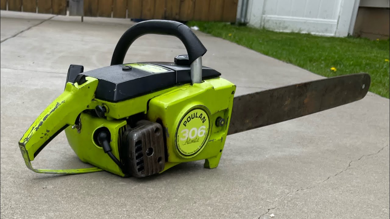 Poulan 306 start up ￼ old video