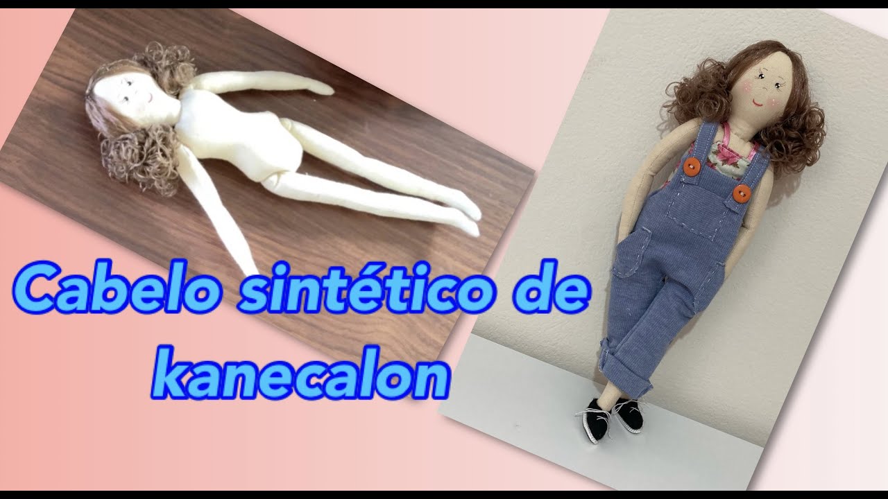 Boneca de pano tipo barbie