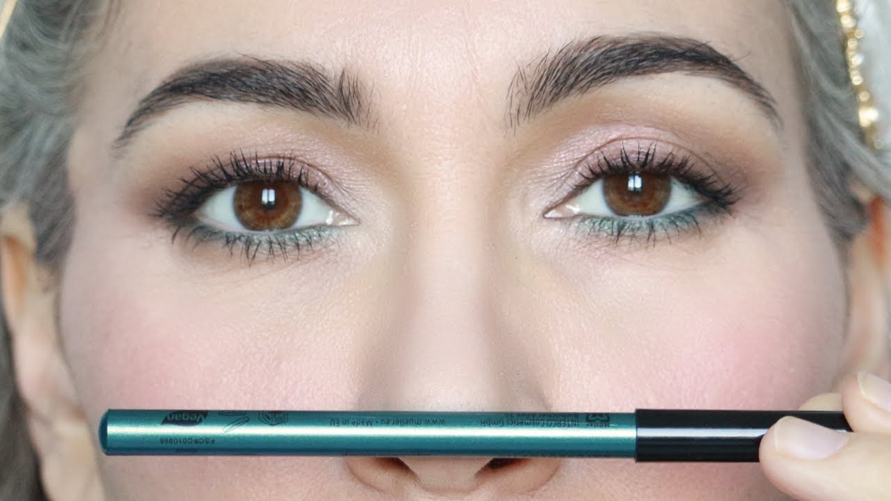 Trucco occhi doppio smokey eye rosa e verde, semplice, rapido e  per principianti.